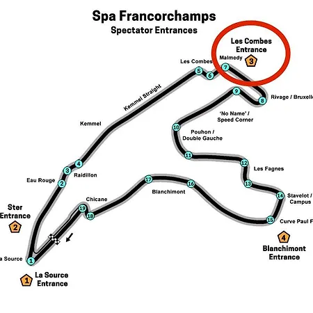 A 20 Min A Pied Du Circuit Spa-francorchamps *